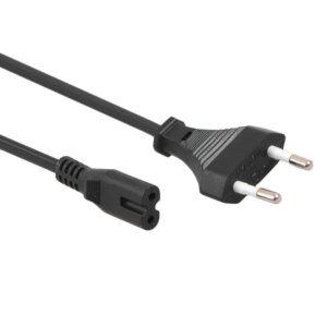 2 tűs EU tápkábel "nyolcas" 1,5 m, 250 V, Maclean