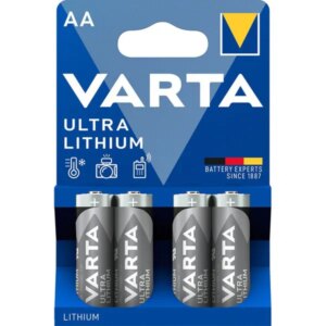 4 db Varta Lithium AA elem L91 LR06 R6 1,5 V