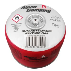 230 g-os propán-bután menetes gázkartus EN417 7/16