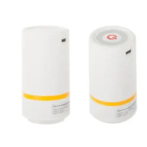Akkumulátoros vákuumpumpa élelmiszeres vákuumtasakokhoz, 3 W, fehér