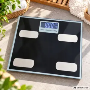 Bluetooth testösszetétel-elemző személymérleg, 180 kg, alkalmazással
