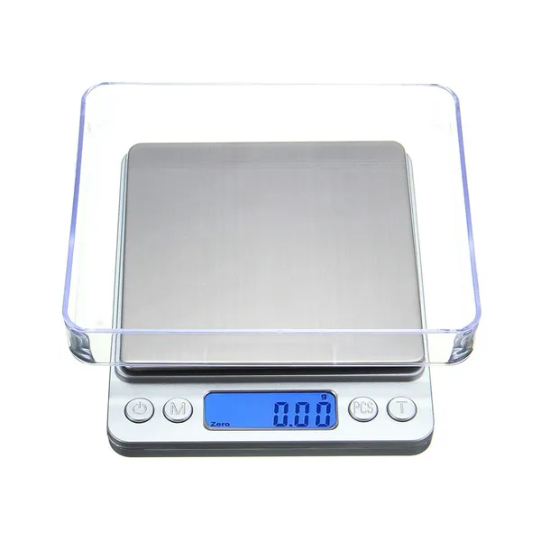 Digitális ékszermérleg 500 g, 0,01 g pontossággal, LCD-kijelzővel