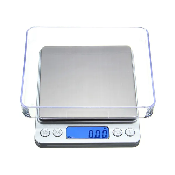 Digitális ékszermérleg 500 g, 0,01 g pontossággal, LCD-kijelzővel