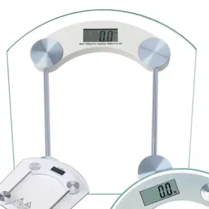 Digitális személymérleg 180 kg, edzett üveg, LCD-kijelző