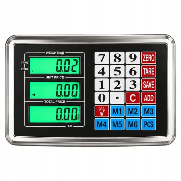 Elektronikus platformmérleg 200 kg, tára funkcióval, 40 × 30 cm