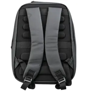 Fekete laptop hátizsák USB-porttal, 2 főrekesszel, 42 × 30 × 15 cm