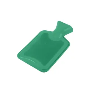 Melegvizes palack, 2 literes, zöld, 34 × 19 cm