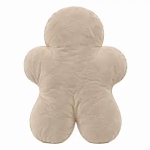 Mézeskalácsfigura alakú karácsonyi díszpárna, 40 cm