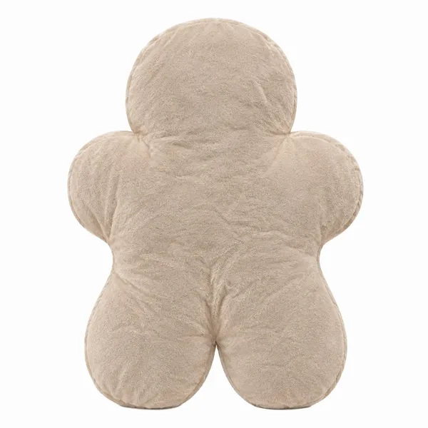 Mézeskalácsfigura alakú karácsonyi díszpárna, 40 cm