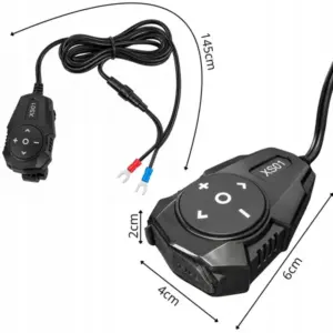 Motoros kormánytöltő, 54 W, USB-A és USB-C, Bluetooth-vezérléssel