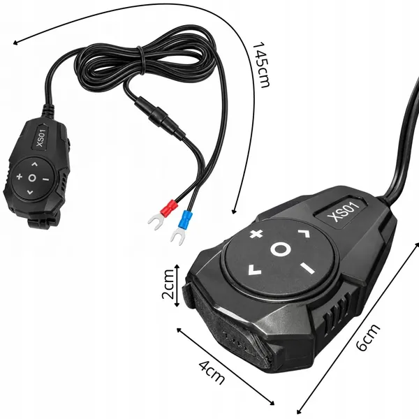 Motoros kormánytöltő, 54 W, USB-A és USB-C, Bluetooth-vezérléssel