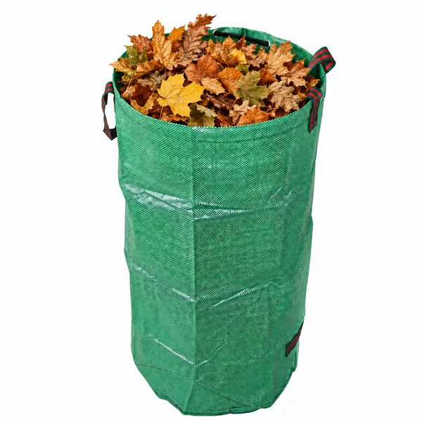 Összehajtható kerti hulladékgyűjtő zsák, 160 liter, megerősített fülekkel