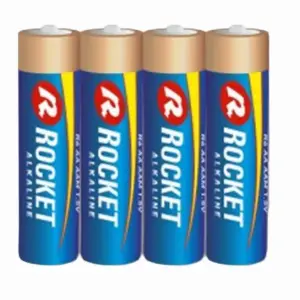 Rocket AA alkáli ceruzaelem, LR06/LR6, 1,5 V, 4 db