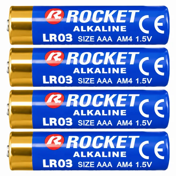 Rocket AAA alkáli elem LR03, 1,5 V, 4 darabos csomag