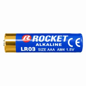 Rocket AAA alkáli elem LR03, 1,5 V, 4 darabos csomag