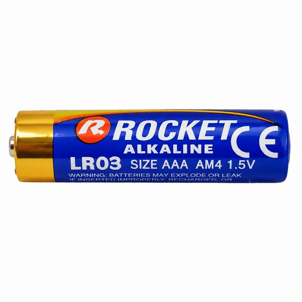 Rocket AAA alkáli elem, LR03, 1,5 V, 4 db