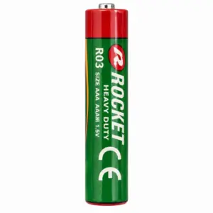 Rocket AAA R03 cink-szén mikroelem, 1,5 V, 4 db