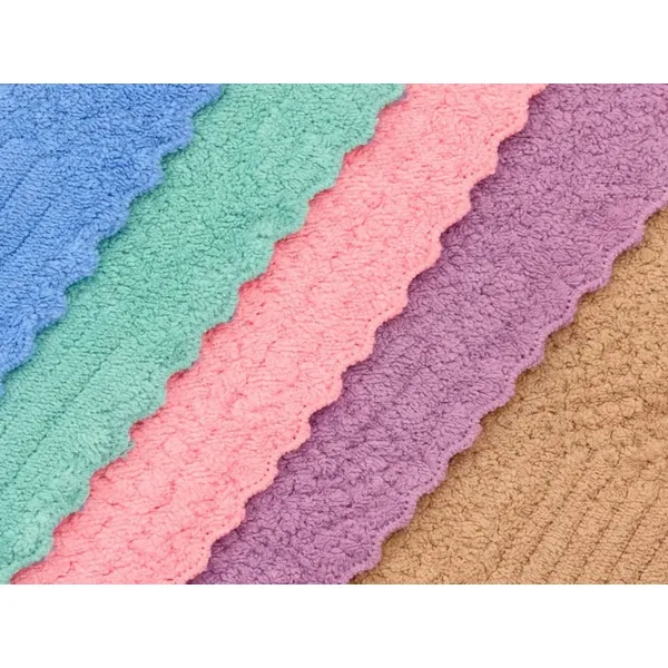 Színes konyhai mikroszálas törlőkendő szett, 5 db, 30 × 30 cm, nedvszívó