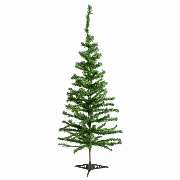 Zöld műfenyő 90 cm, sűrű ágakkal és műanyag talppal