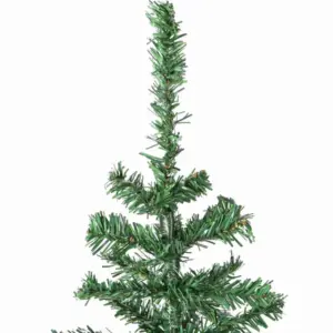 Zöld műfenyő 90 cm, sűrű ágakkal és műanyag talppal
